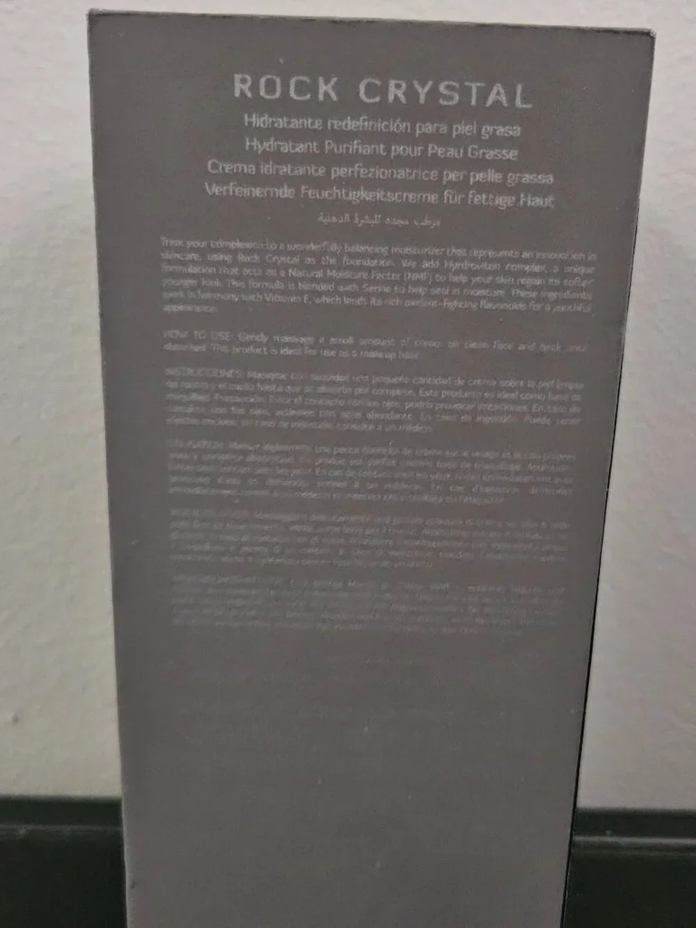 KRISTALS ROCK CRYSTAL REFINING MOISTURIZER OILY SKIN-1.7 fl oz /50 ml-NEW-SEALED